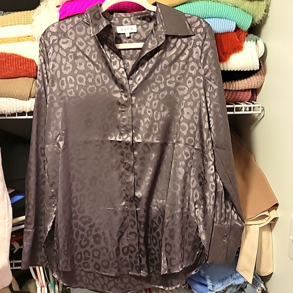 Leopard print blouse